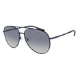 thumbnail image 5 of Armani Exchange Blue Grey Gradient Pilot Men's Sunglasses AX2043S 60994L 59, 5 of 6