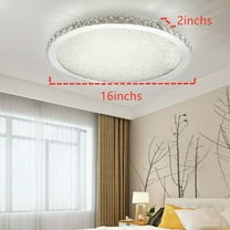 Modern Round Crystal Ceiling Light Stunning Light Fixture for Kitchens, Hallways, Living Rooms, Bedrooms