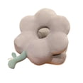 thumbnail image 3 of Almohada para siesta, almohada de apoyo, forma de flor, bonito cojín negro portátil de dibujos animados gris, 3 of 9