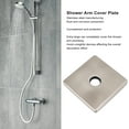 thumbnail image 3 of Extra Large Stainless Steel Shower Arm Cover Plate Universal Fit, Durable Construction,Design for Bathroom Decor, 3 of 8