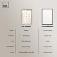 thumbnail image 6 of White and Gold Poppies II Shadowbox Print Elegant Floral Art by Art Remedy, Blonde Frame, 24 x 36, 6 of 7