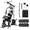 Multifunctional home gym system with 230 lbs weight plates, variant on Syedee Multifunctional Home Gym System, Home Gym Station with 105LBS Weight Stack, All in One Workout Machine for Full Body Strength Training
