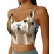 thumbnail image 2 of Balery Cute Alpaca in Daze Sujetadores deportivos con espalda cruzada para mujer, acolchados, sin costuras, de alto impacto, ideales para yoga, gimnasio, entrenamiento y fitness.-X-Large, 2 of 8