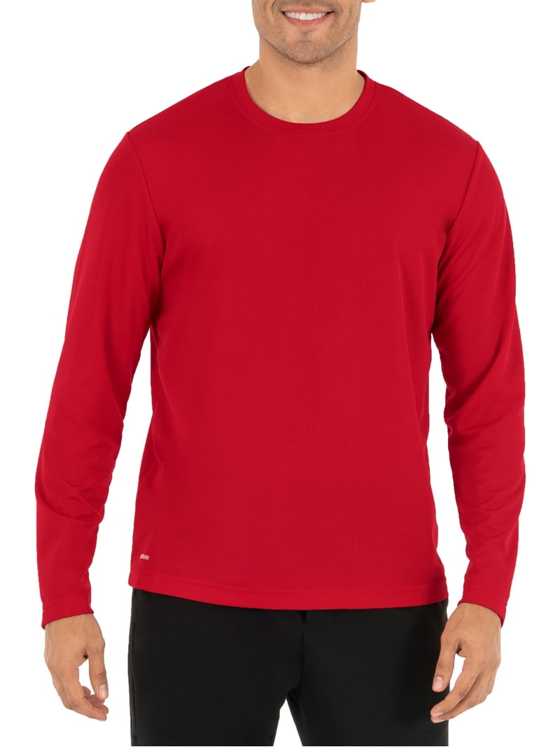 Athletic Works Men's and Big Men's Active Quick Dry Core Performance Long Sleeve up to Size 5XL - Walmart.com