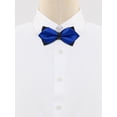 thumbnail image 2 of CORBATA DE PICO PREATADA PARA HOMBRES DE COLOR SÓLIDO INSPIRADA, PARA BODAS Y FIESTAS, TUXEDO, AZUL REAL, TALLA ÚNICA, 2 of 5