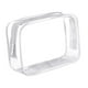 thumbnail image 5 of Neceser impermeable Bolsa de cosméticos transparente Bolsa de cosméticos portátil multipropósito reutilizable para mujeres y hombres Bolsa de embalaje Blanco Yinane Bolsas de maquillaje transparentes, 5 of 8