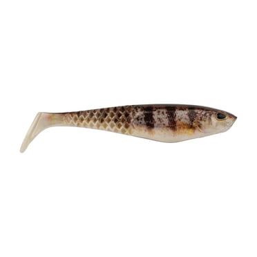 Berkley PowerBait® Unrigged CullShad, 6 in, HD Yellow Perch