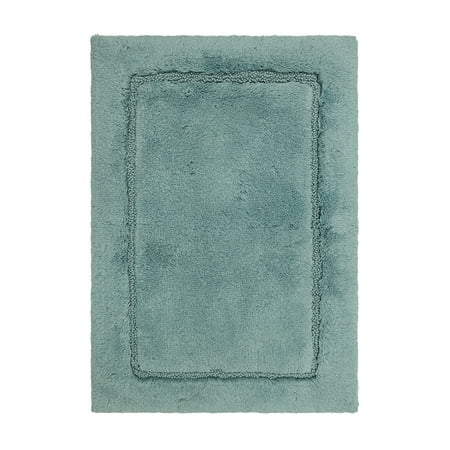 Mohawk Home Regency Plush Stain/Fade Resistant Non-Slip Machine Washable Bath Mat, Glacier, 1' 9" x 2' 10"