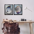 thumbnail image 3 of Stupell Industries Open Oyster Clam Shell Nautical & Beach Painting Black Floater Framed Canvas Art Print Wall Art, 17 x 21, Set of 2, 3 of 10