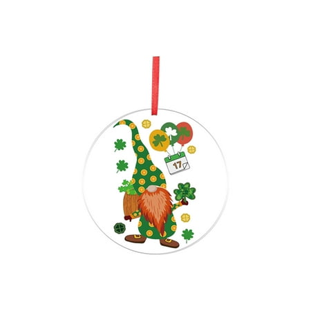 

St. Patrick s Fun Faceless Doll Pattern Pendant Home Decoration-home decoration0712