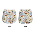 thumbnail image 5 of Xecao's Insects and Flowers for a double-layer running short for women, perfect for gym, tennis, and more, featuring a convenient pocket., 5 of 9