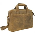 thumbnail image 2 of Vagarant Traveler 15" Classic Fine Leather Messenger Bag Daily Bag L29.DB, 2 of 3