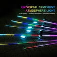 thumbnail image 5 of Luces ambientales para automóvil Symphony 18 en 1, luces LED RGB de 64 colores, tiras de acrílico de neón ocultas, kit de lámparas de ambiente interior, cinta adhesiva negra, 5 of 5