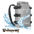 thumbnail image 4 of Acrodo Beach Bag - Dry Bag Backpack - Heavy Duty Waterproof Bag or Camping Backpack (Double, 15 Liter, Gray), 4 of 6