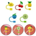 thumbnail image 4 of Silicone Straw Lid for 10mm Straw Lid Cute Straw Lid Reusable Straw Lid Plug, 4 of 5
