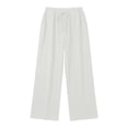 thumbnail image 4 of Yutgune Wide Leg Sweatpants for Women High Waist Drawstring Sweatpants Women Baggy Street Casual Sweats, 4 of 7