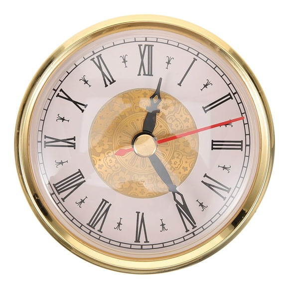 Inlaid Clock Head Round Clock Head Vintage Clock Head Roman Number Clock Head with Clock Movement