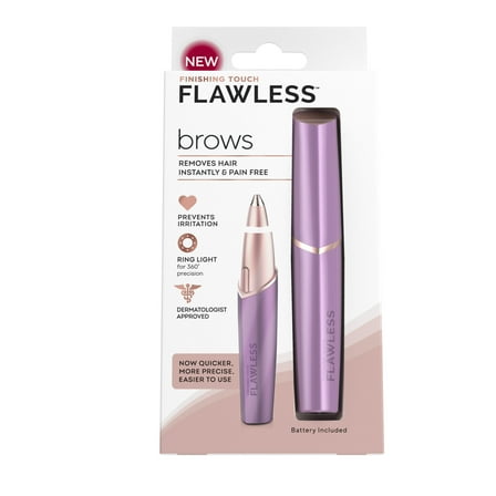 Finishing Touch Flawless Brows Eyebrow Hair Remover for Women, Eyebrow Razor
