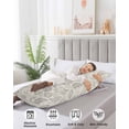 thumbnail image 4 of Gray Paisley Floral Body Pillow Covers, Farmhouse Spring Summer Flowers Soft Bed Throw Pillowcases Breathable Cooling Long Lumbar Body Pillow Sham Cover for Bed Sofa 20''x54'', 4 of 7