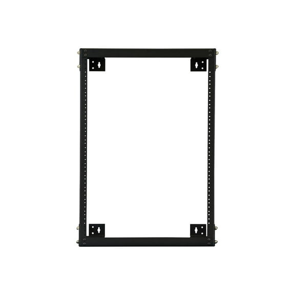 15U 18" Open Frame Wall Rack
