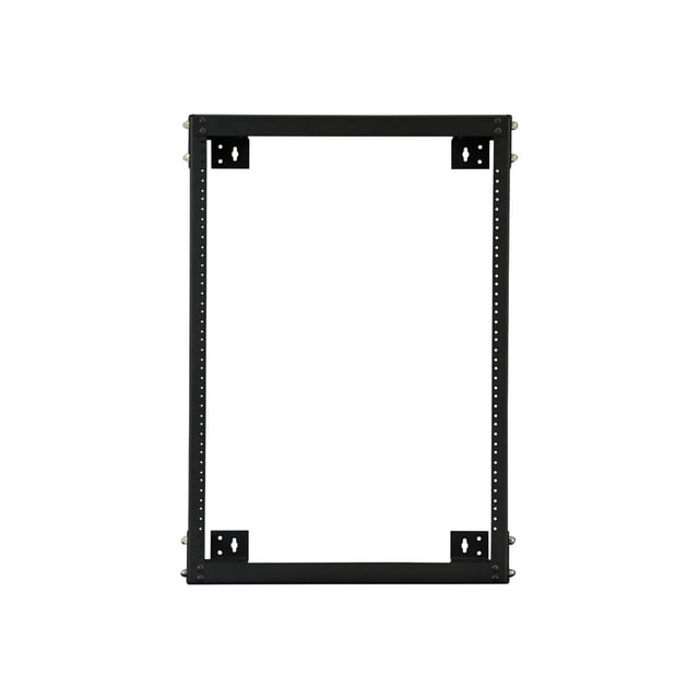 Kendall Howard - Cadre Ouvert en Rack - 2 Poteaux - Montable Mural - Noir - 15U - 19"