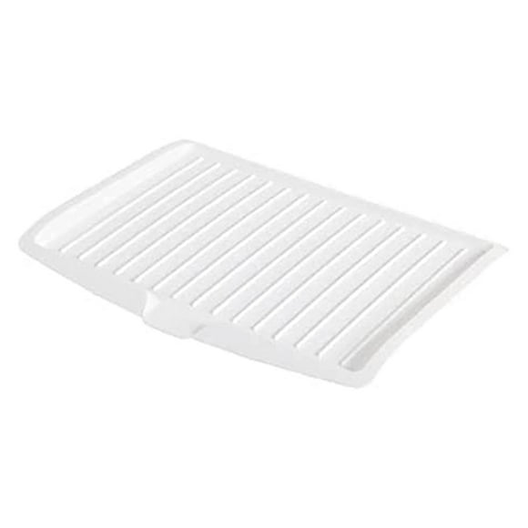 Tanjnj Clearance Dish Drain Board & Drying Rack Tray for Kitchen - Ideal Rigid Drainboard, Dish Drainer Tray, Dish Drain Boards for Kitchen Counter,