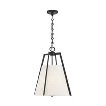 Mansfield 3-Light Pendant in Matte Black