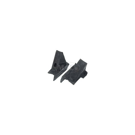 2 Door Hardtop Convertible - MACs Auto Parts Premier Products 60-33399 Upper Vent Bar Channel Seals - Ford Starliner Body Style 63A, 2 Door Notchback Hardtop Body Style 65, Convertible Body S