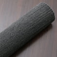 thumbnail image 5 of Rugsotic Carpets Hand Woven Kilim Area Rug, 8'x8', Charcoal, Wool, Flat Weave, Low Pile, Square, Solid Design, 5 of 8