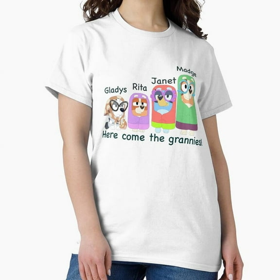 Bluey Here Come The Grannies Classic T-Shirt