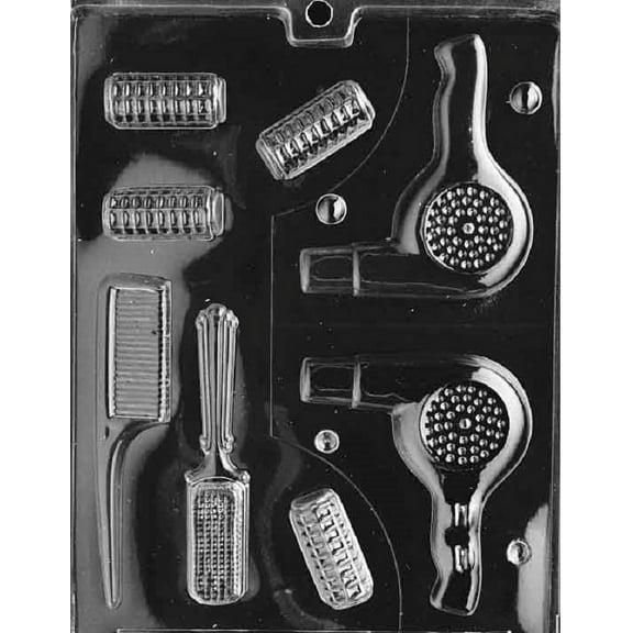 Grandmama's Goodies J047 Beautician Chocolate Candy Soap Mold with Exclusive Molding Instructions