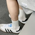 thumbnail image 7 of 5Pairs Men's Crew Socks Breathable Cotton Socks Comfortable Dress Socks Athletic Socks for Men, 7 of 7