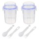 thumbnail image 4 of 2pcs Overnight Oats Containers Double Layer Overnight Oats Jars Breakfast Salad Cup, 4 of 4