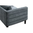 thumbnail image 2 of K-Living Brayden Chair In Charcoal Grey Fabric Upholstery, 2 of 7