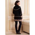 thumbnail image 2 of Roaman's Women's Plus Size Chevron Border Sweater, 2 of 4