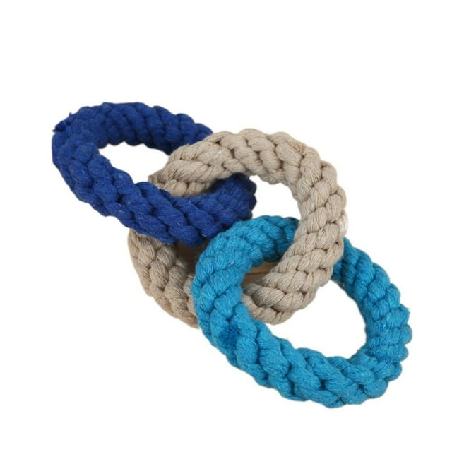 Hamster Climbing Rope Toys Sugar Glider Cage Accessories Hanging Swing Cage Toy Bird Rope Swing Toy for Climbing Exercising Blue
