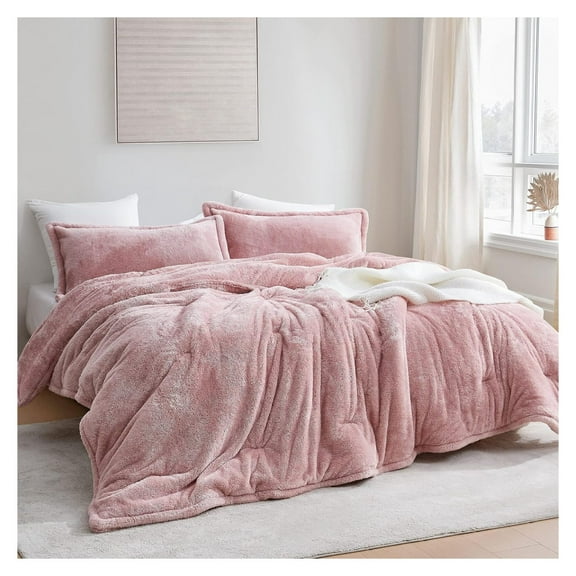 KioJJp Coma Inducer Oversized Queen Comforter - Plush - Sepia Rose