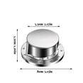 thumbnail image 3 of Mechanical Kitchen Timer Portable Small Refrigerator BBQ Countdown Chef Tool Stainless Clock Reading Timing Device Office Bakery Accessories White, 3 of 8
