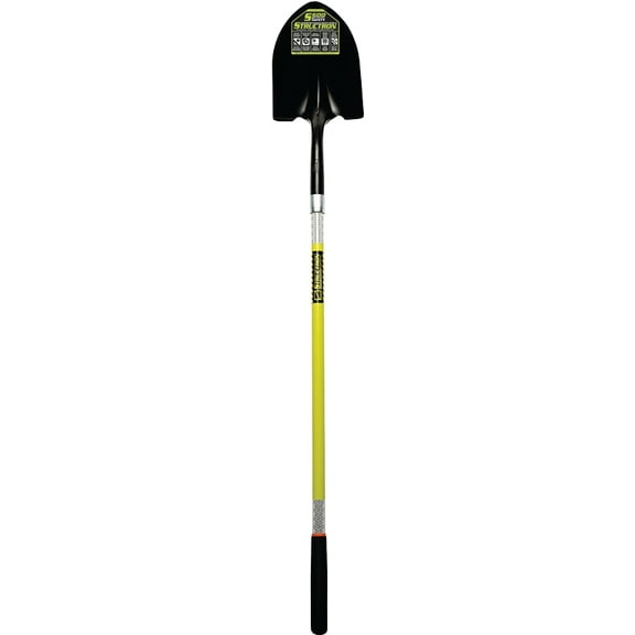 Seymour Midwest Shovel,Round Point,14ga,11-1/4in Blade W 49750GRA