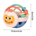 thumbnail image 4 of Taotanxi Baby Sensory Toys 3 4 5 6 Months, Silicone Montessori Toys, Baby Teething Toy, Infant Rattle Teether Chew Toy Teething Ball Developmental Toy for Babies 0-6 Months 6 to 12 Months, 4 of 8