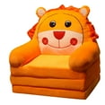 thumbnail image 1 of Plush Foldable Kids Sofa, Soft Plush Material, 2 in 1 Sofa Bed, Removable Cover, Durable Frame, 1 of 4