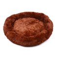thumbnail image 3 of Labymos Lit Rond Confortable en Peluche pour Chiens Chats Base Imperméable Antidérapante en Fourrure Douce, 3 of 8