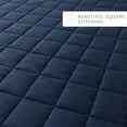 thumbnail image 6 of Lightweight Wrinkle Resistant Quilt Sets in Navy Square for Full/Queen Size Bedding by Comfort Canopy, 6 of 10