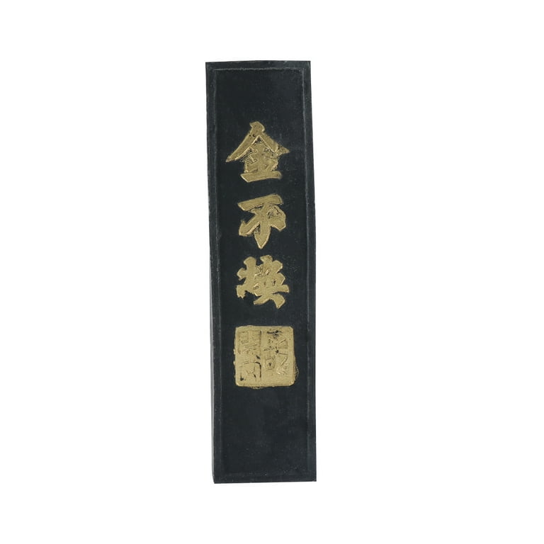 Chinese Calligraphy Ink Stone Handmade Ink Block Ink Stick for Chinese  Japanese Calligraphy and Painting (Black)