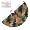 thumbnail image 3 of Cauagu 36" Christmas Tree Skirt Camouflage Rabbit Pattern Christmas Tree Decorations Tree Mat for Xmas Decorations Occasion Holiday Home Decor -36", 3 of 7