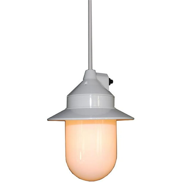 Polymer S P01 01507 Ssh Outdoor Pendant Light White With Globe And Shade Com P01 01507 Ssh Outdoor Pendant Light, Outdoor Globe Pendant Light Fixture