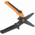 thumbnail image 4 of WWS-Klein Tools T2107 Titanium Coated Utility Scissors, Compact, Stainless Steel Shears, Serrated Blades, Cuts Heavy-Duty Materials, 7-Inch, 4 of 4