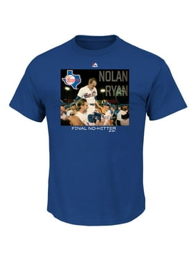 Nolan Ryan Texas Rangers Majestic Cooperstown Genuine Player T-Shirt - Royal