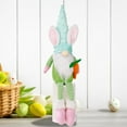 thumbnail image 6 of 4PCS Bunny Gnomes Easter Rabbit Gnomes handmage Spring Easter Gnome Ornaments Tomte Swedish Nisse Scandinavian Elf Dwarf Holiday Easter Decoration Present, 6 of 9