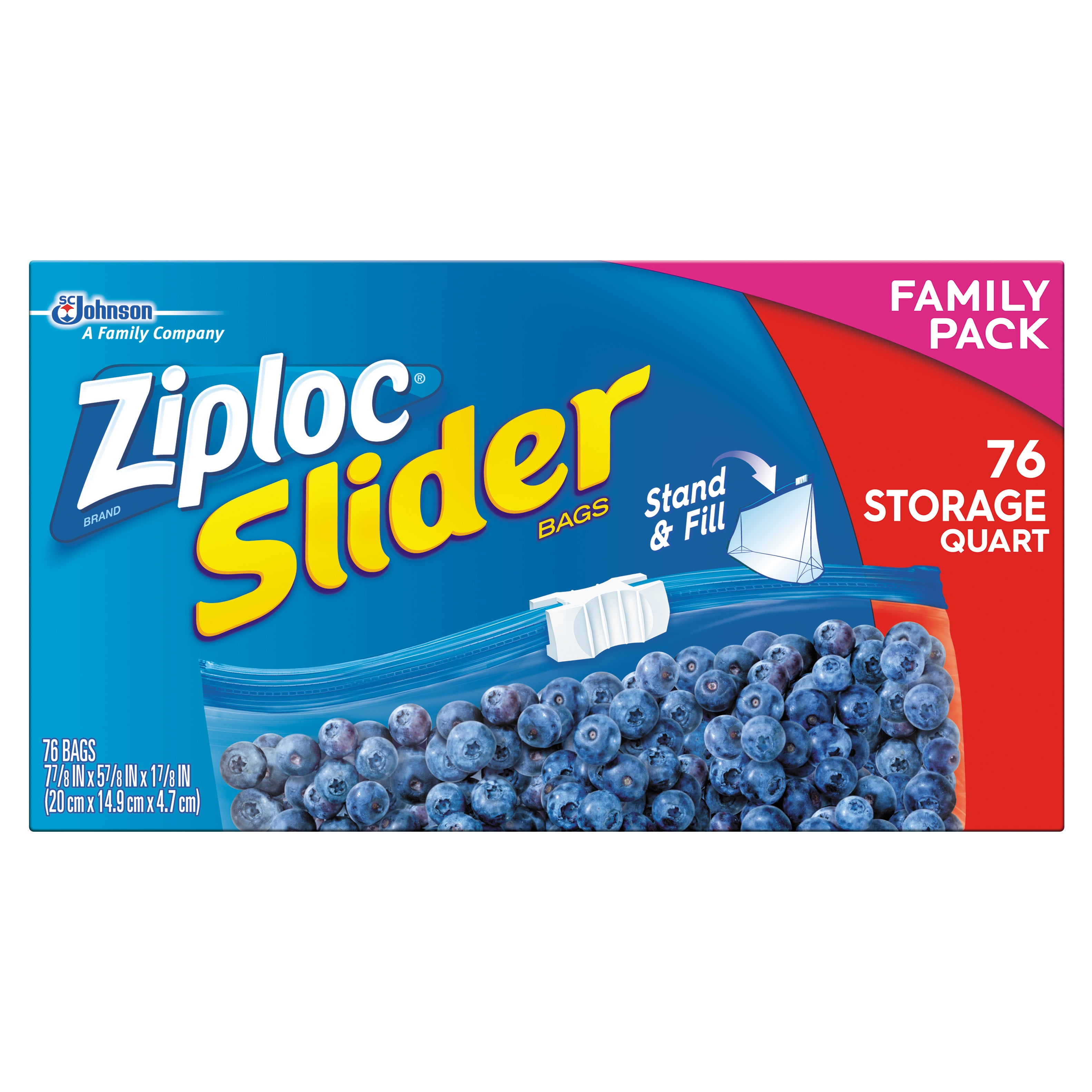 Great Value Slider Zipper Freezer Food Storage Bags Quart 18 Count Great Value Slider Zipper Freezer Food Storage Bags Quart 18 Count 4 Pack